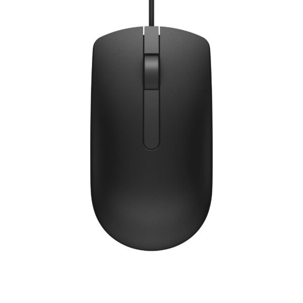 Dell MS116 Wired Optical Mouse, 1000DPI, LED Tracking, Scrolling Wheel, Plug and Play