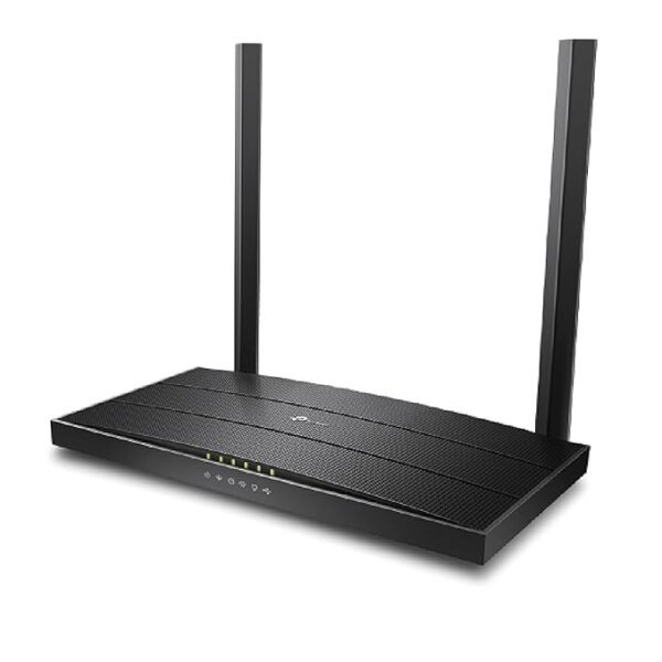 TP-Link XC220-G3V AC1200 Wireless 4 Gigabit Port, 1 VOIP Port, XPON Wireless Fiber Router (Black, Dual Band) with 2 External Dual Band Antennas, Easy Remote Management