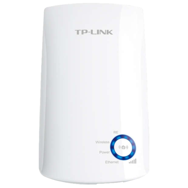 TP-Link TL-WA850RE Single_Band 300Mbps RJ45 Wireless Range Extender, Broadband/Wi-Fi Extender, Wi-Fi Booster/Hotspot with 1 Ethernet Port, Plug and Play, Built-in Access Point Mode, White